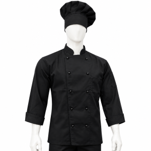 Chaqueta Chef Varón 3/4 con Botones se Seguridad